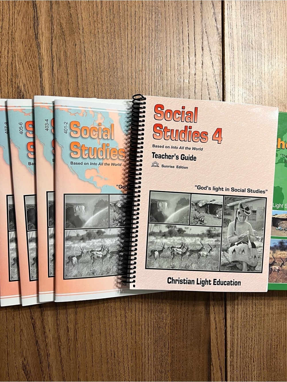 Christian Light Social Studies 4 Curriculum- Brand New